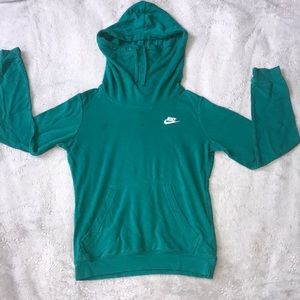 green nike hoodie